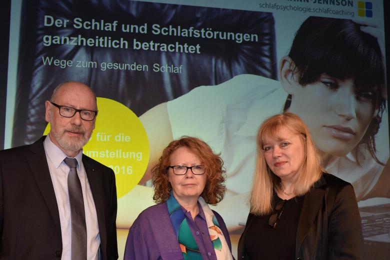 Prof. Dr. med. h.c. Günther W. Amann-Jennson, Vera Brandes und Prim. Dr. Heidemarie Abrahamian